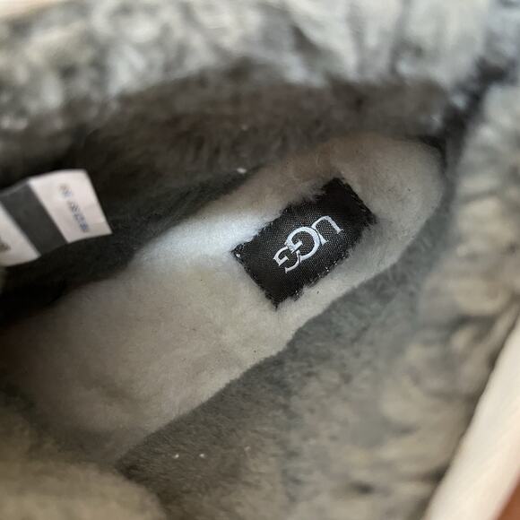 Ugg Neumel Two Tone Suede Lace Up Chukka Boots Mens US 9 EU 42 Shearling Lined - Picture 9 of 12